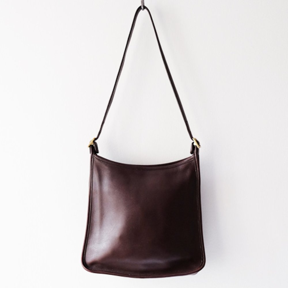 SOLD❗️Coach 9073 Andrea Brown Leather Hobo Purse